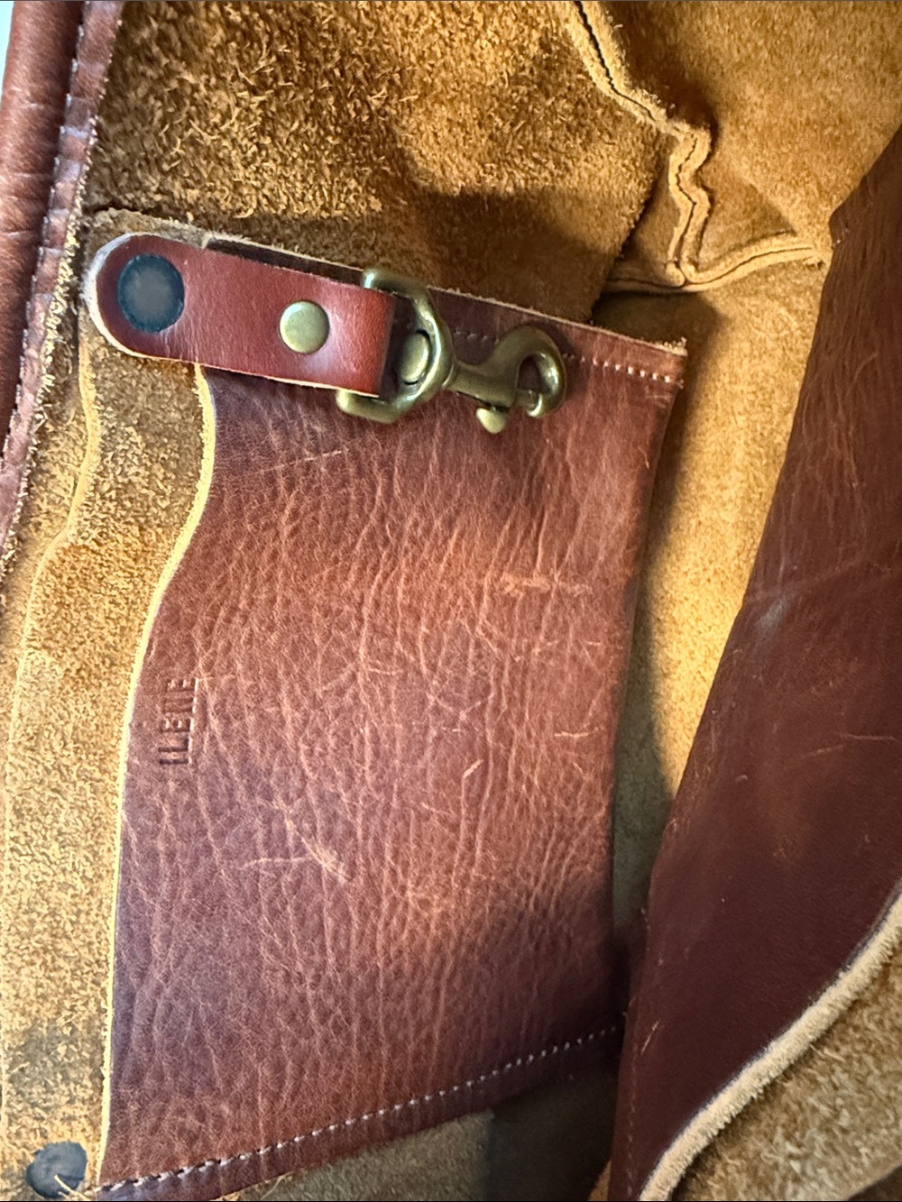 Go forth goods small Avery tote in saddle - Picture 7 of 7